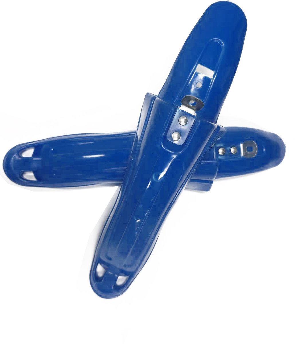 spatbord Verstelbaar - Universeel Spatborden Voor En Achter 12-14 Inch - Blauw