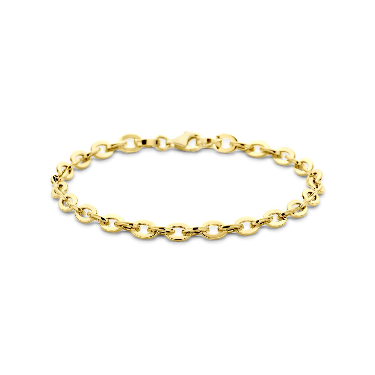 14K geelgouden armband 4,7 mm 19 cm - 4034932