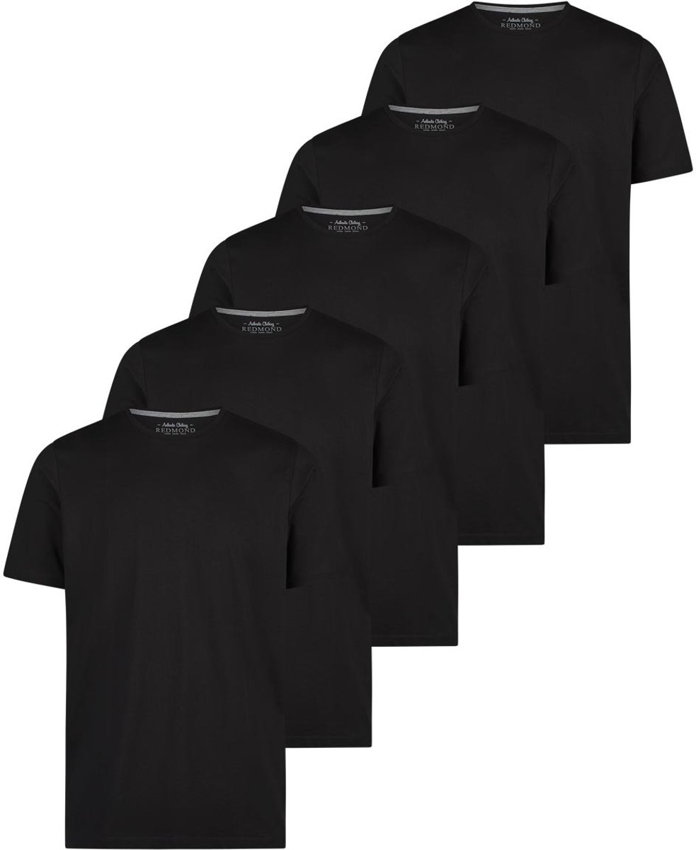Redmond Heren t-shirt 5 pack Basic
