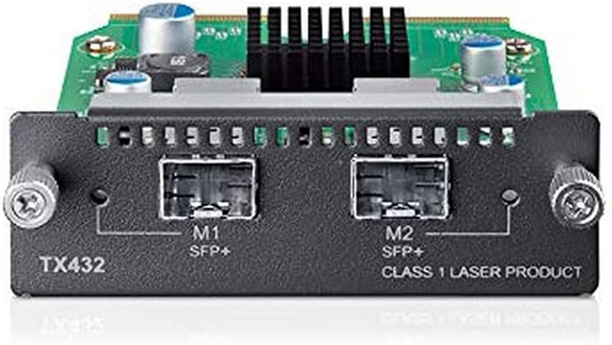 10-Gigabit 2-poorts SFP+ Module voor Netwerk Switches
