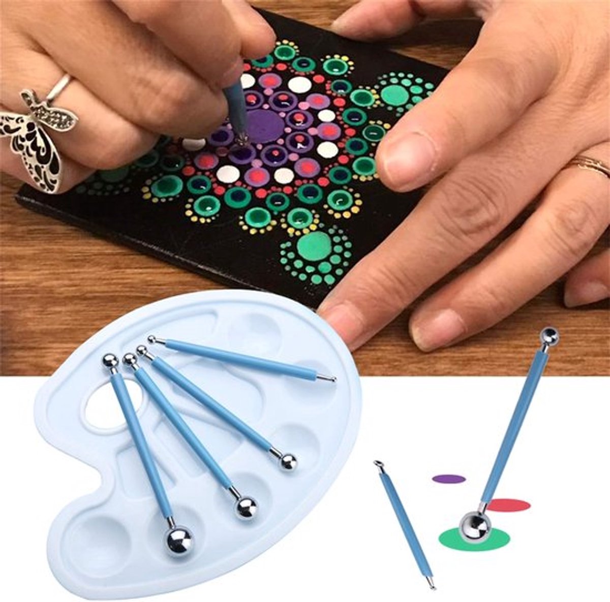 Candala Mandala Schilderset - Mandala - Schilderset - Delige