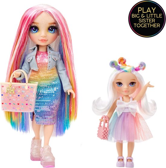 Modepop - Kleine pop - Fantasierijk spelen - Poseerbaar model - 14 cm - Meerkleurig van Merkloos — afbeelding 2