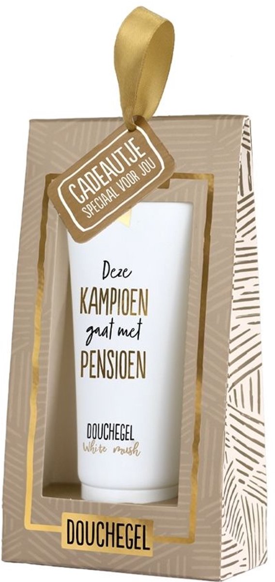 Douchegel in cadeauverpakking - Pensioen