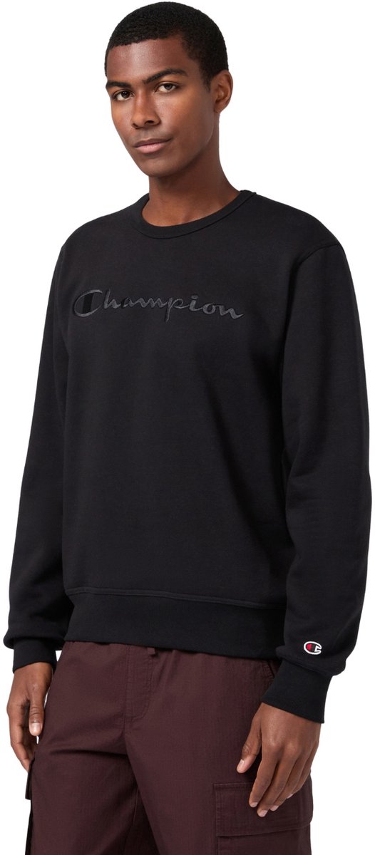 Champion Crewneck Sweatshirt Heren Zwart