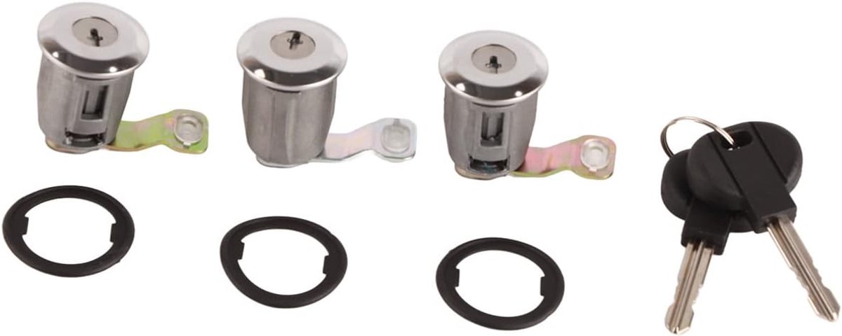 Auto Deurslot Vat - Cilinder Set - Voertuig Beveiliging - Corrosiebestendig Duurzaam - 3.4 cm Diameter