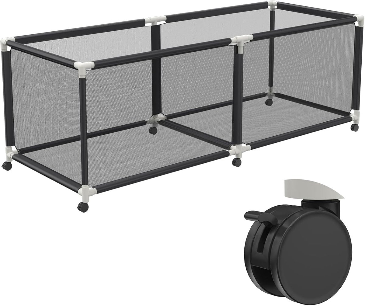 ACXIN Zwembad Opbergdoos – L – 230x79x88cm – Netstof Rolorganizer – Voor Noodles, Speelgoed, Drijvers & Ballen