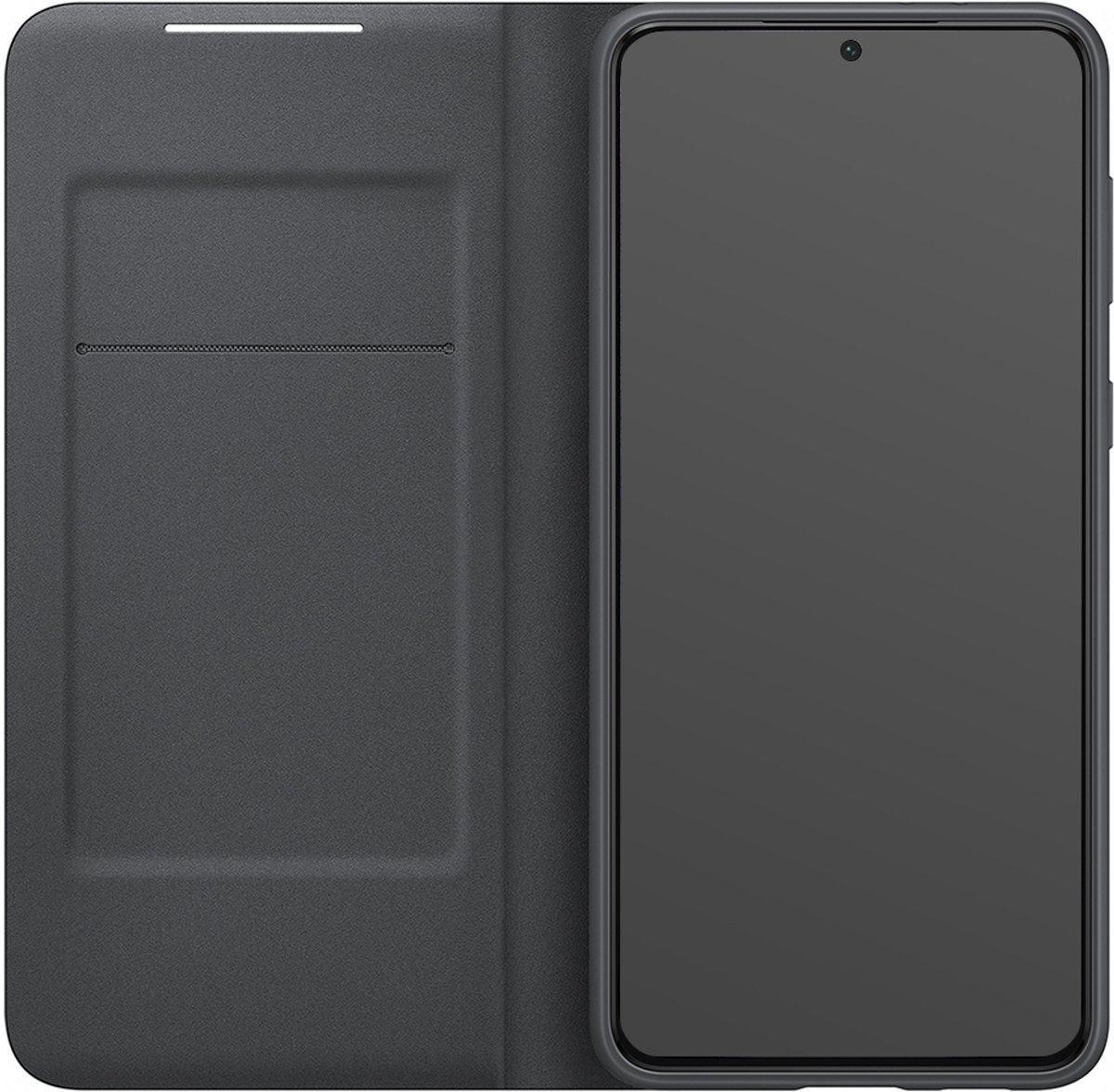 Samsung Smart LED View Antibacteriële Hoesje - Samsung S21 Plus - Zwart