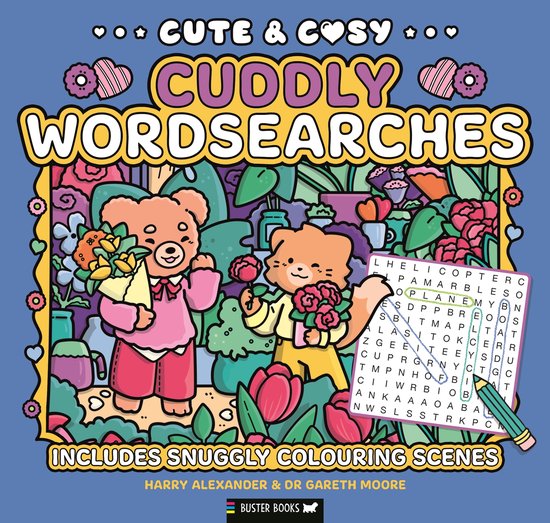 Cute & Cosy- Cute & Cosy Cuddly Wordsearches - cover