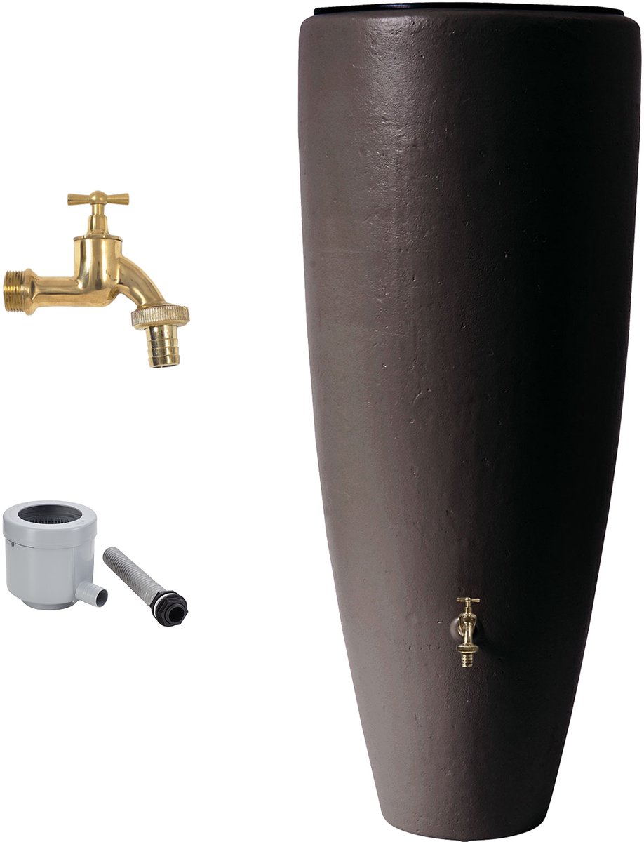 2 in 1 kit met verwijderbare plantenbak - 300 L - Moka