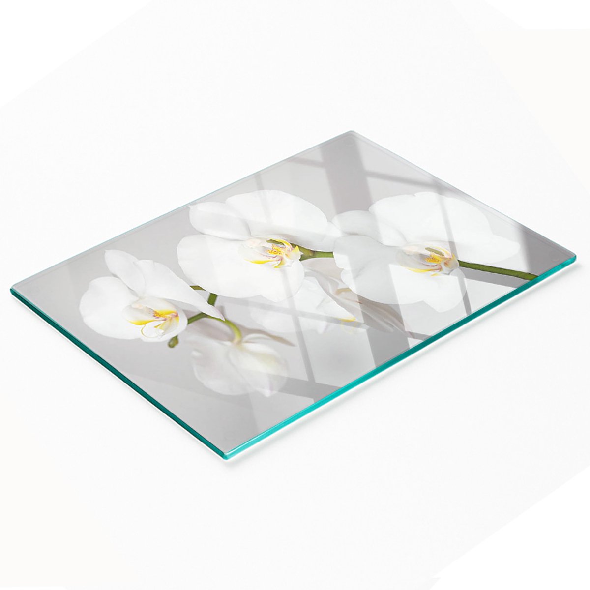 Multifunctionele decoratieve snijplank voor de keuken, gehard orchideehout, 80x52 cm