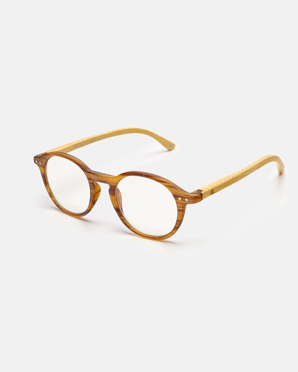 Leesbril Aptica Panda Tian Bao Round-Panda Geel-+1.50