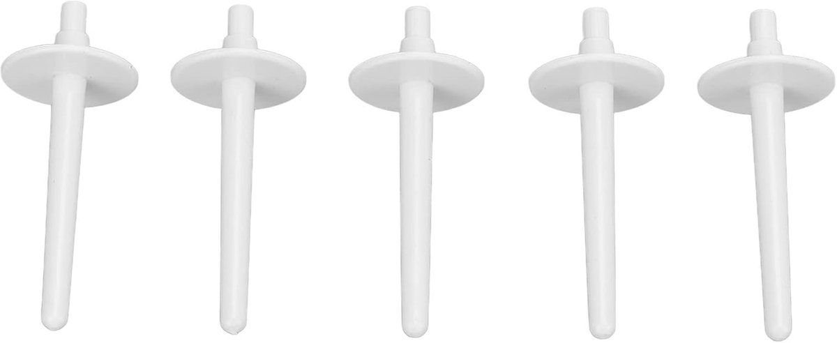 Naaimachine Klospen - Plastic Spoelen - Naaien Thuis - Universele Pasvorm - 5 Stuks - Wit