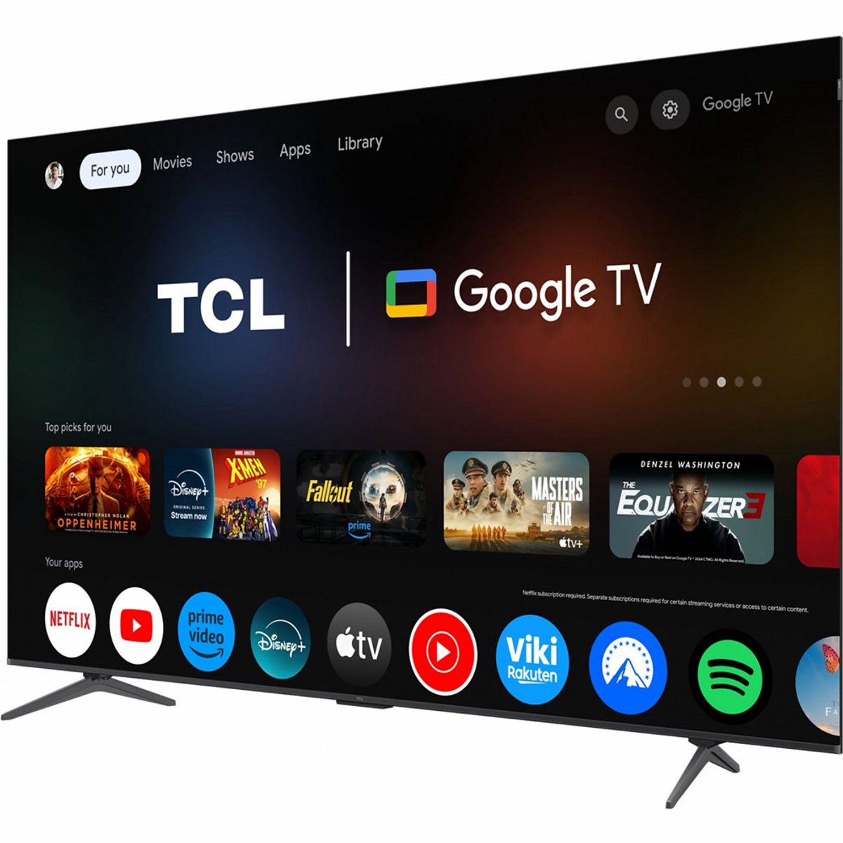 TCL 85P8K - 85 inch - 4K QLED - 2025 - Smart TV | bol