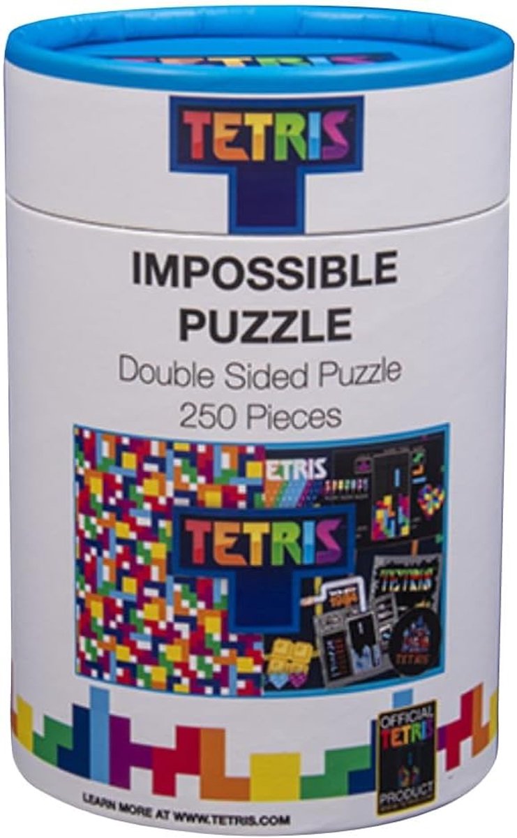 Puzzel in blik - Legpuzzel 250 - Ontspanning thuis - Iconisch spelthema - 45x28cm