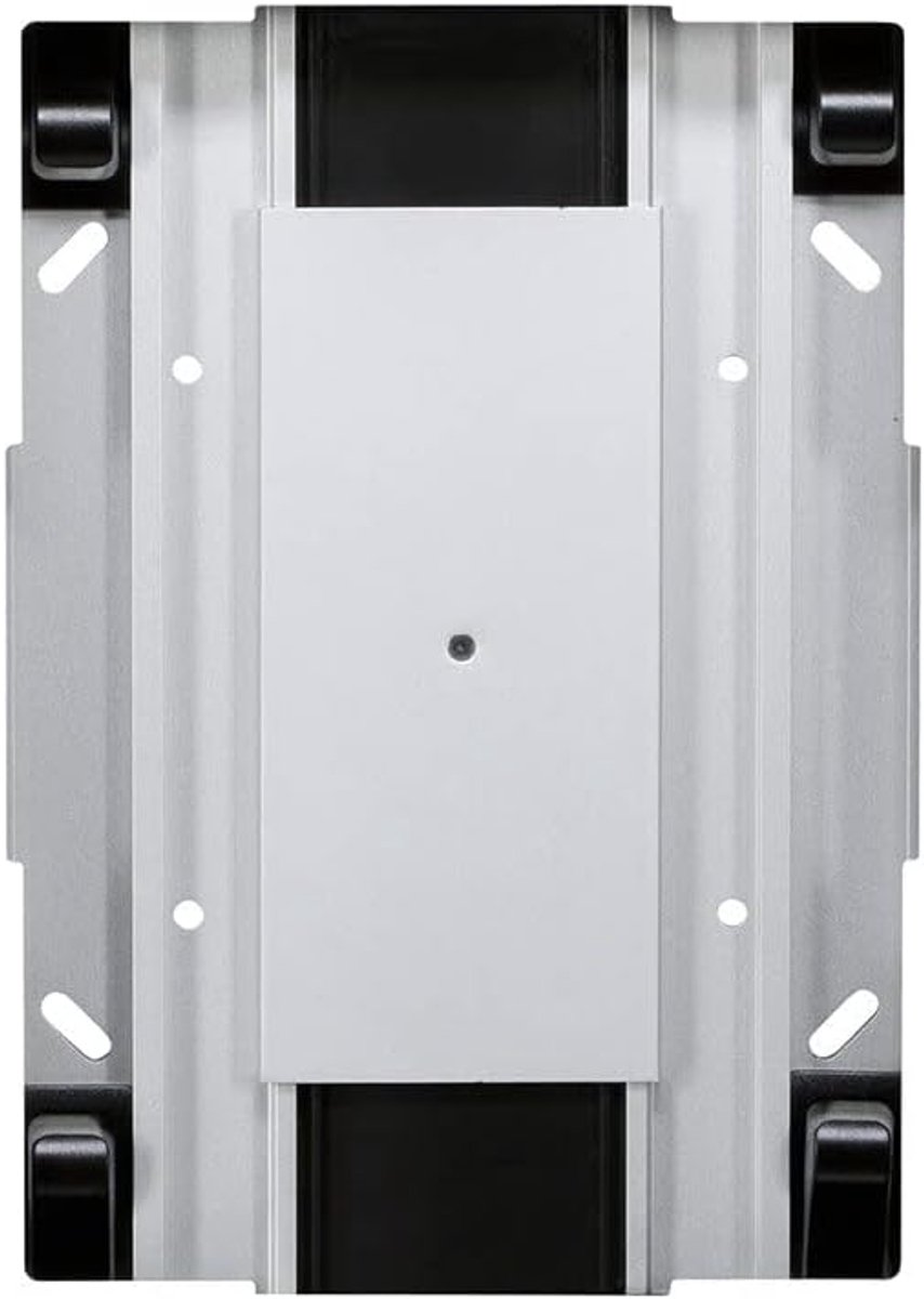 Tablet Behuizing - Universele Casing - Veilig Presenteren - Verstelbaar en Afsluitbaar - 35 x 29 x 5.5 cm - zilver