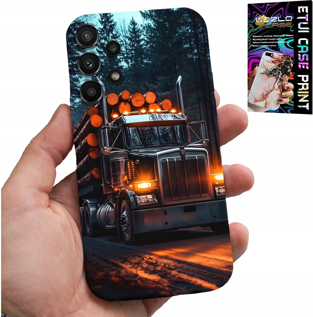 HOESJE VOOR SAMSUNG GALAXY A32 4G - ACHTERKANT MET TRUCK-MODEL