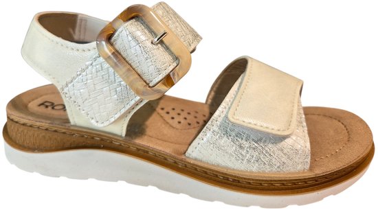 Rohde 1311 01 Sandalen Wit Leer Dames - Wit - 37