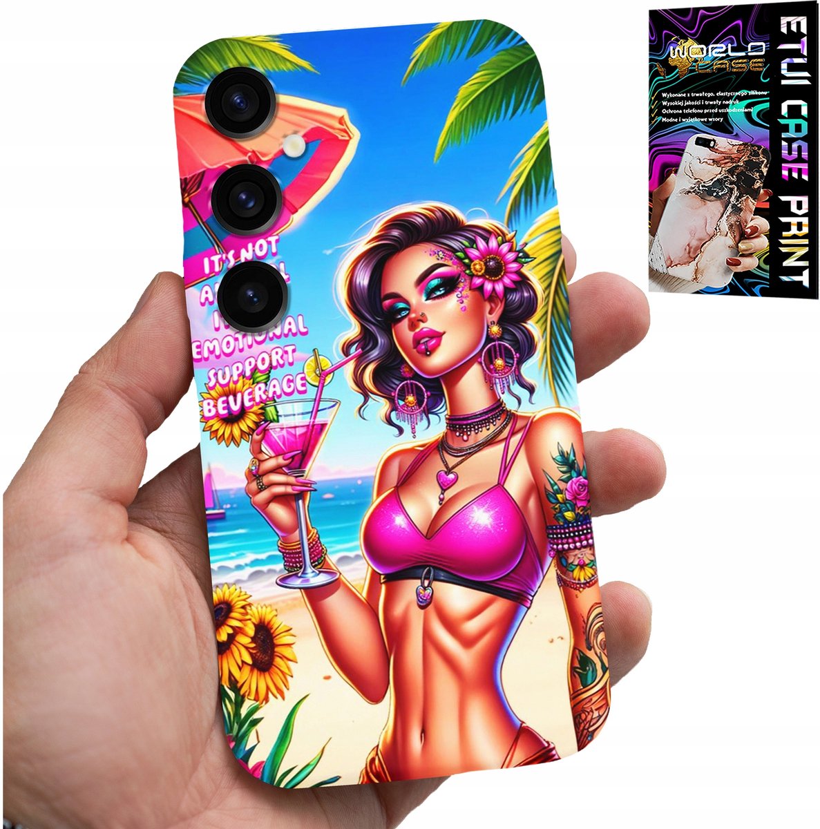 HOESJE VOOR SAMSUNG GALAXY S24 PLUS - HET IS GEEN ALCOHOL, HET IS MIJN EMOTIONELE HOESJE