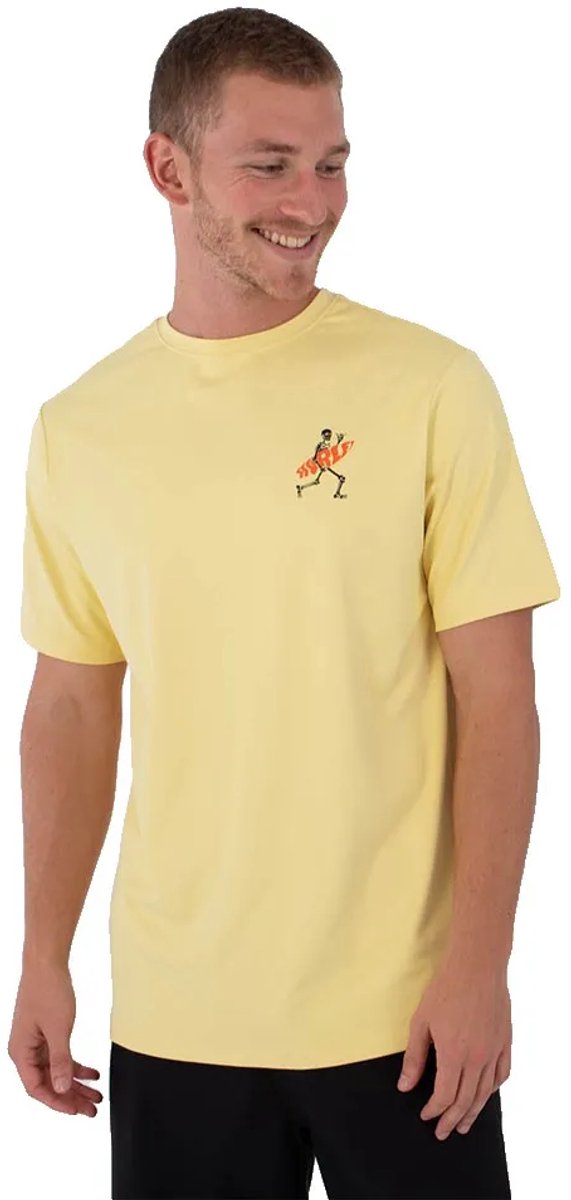 Hurley Regular Flamengue Korte Mouw Rash Guard Man Nectarine