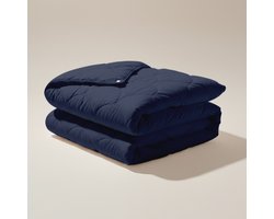 Dekbed-Discounter - Zydante 4-Seizoenen Dekbed Zonder Overtrek 200 x 200 cm - Wasbaar dekbed - Wasbaar op 40 graden - Anti-allergisch - Navy