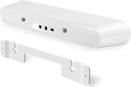 Luidspreker Wandhouder Metaal Wit 20cm – Stevige Beugel voor Thuisbioscoop Speaker Montage
