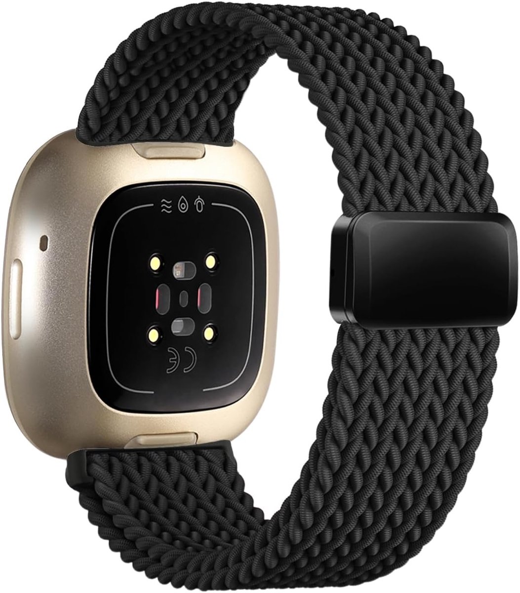 Gevlochten bandje - Elastisch nylon band - Sport en dagelijks - Magnetische sluiting