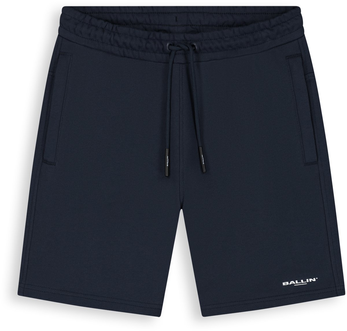 Ballin Amsterdam - Jongens Regular fit Shorts Sweat - Navy - Maat 14