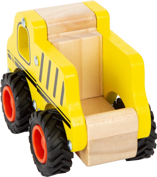 Small Foot - Houten Werkvoertuig Bouwplaats Geel van Small Foot — afbeelding 3