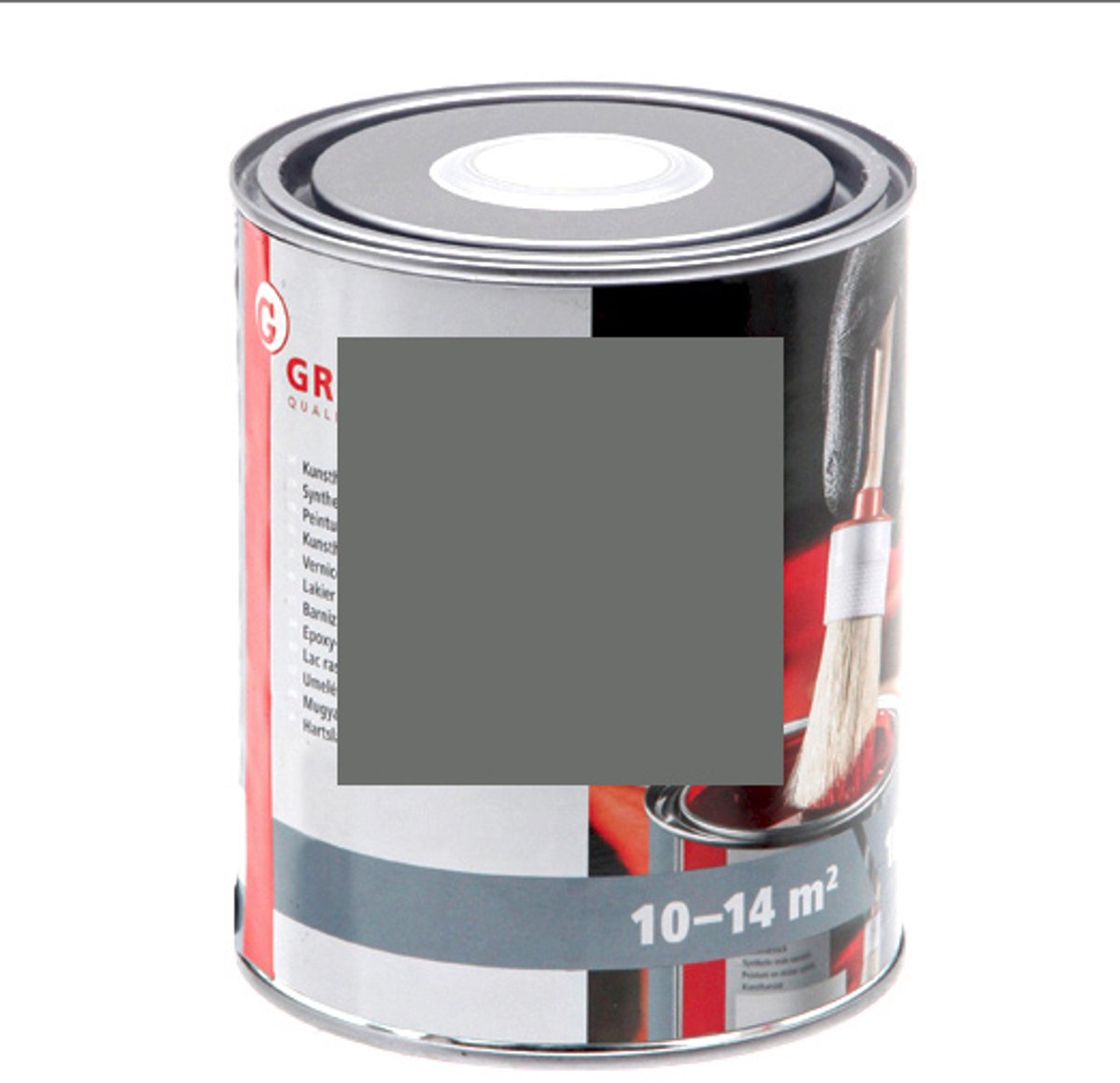Granit Nopolux Serie - Lak My پاتېsyon RAL 7005 - 2.5L - Sneldroog - Weerbestendig