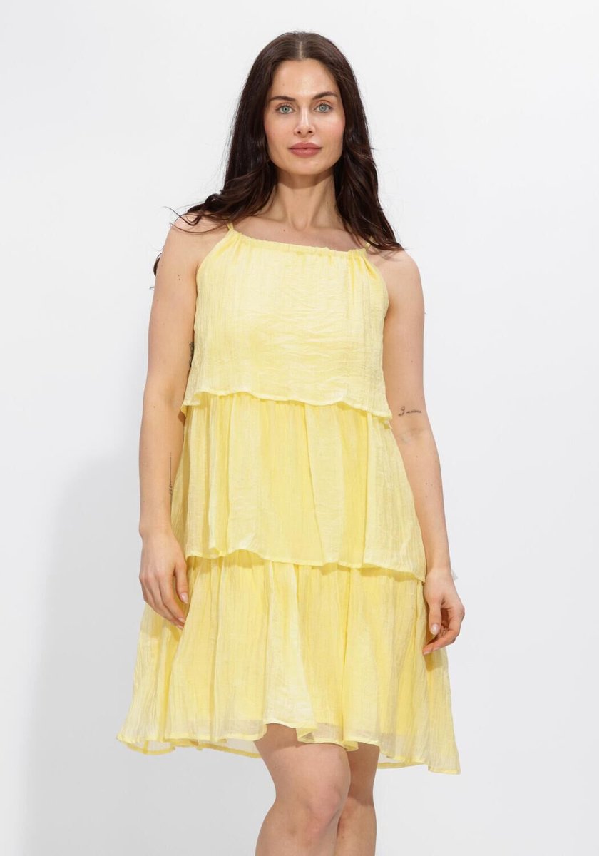 Moves Mejse Dress 4629 Dames - Jurk - Geel - Maat 36