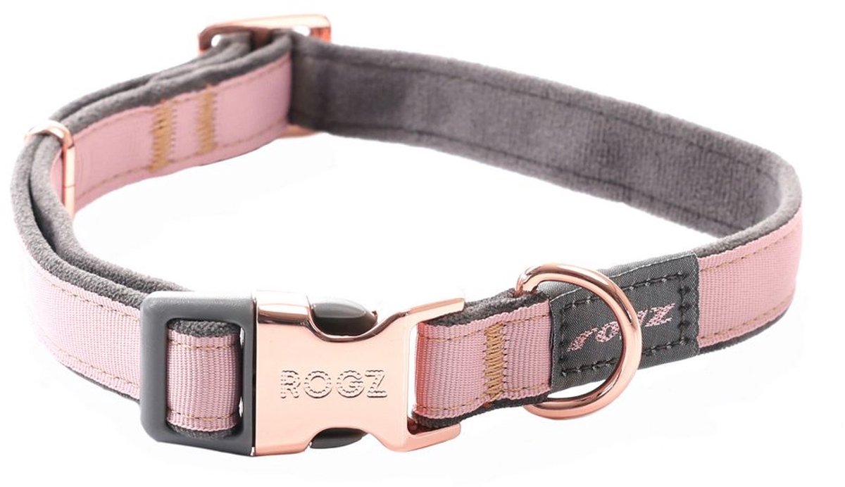 Rogz Urban Halsband Roze - Hondenhalsband - L
