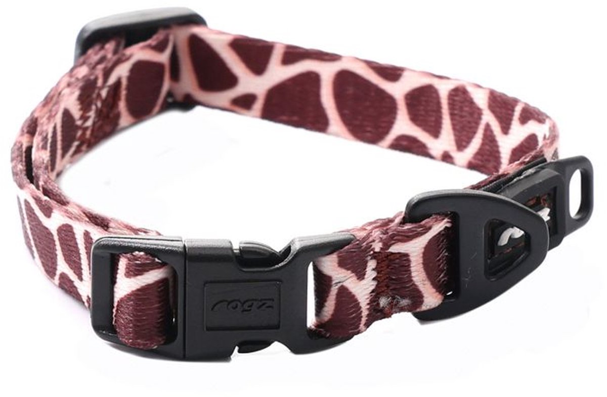 Rogz Fusion Halsband Giraffe - Hondenhalsband - M