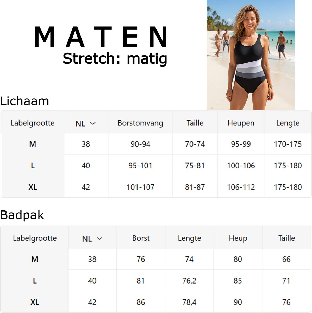 LaGloss® Elegant Eendelig Badpak voor Dames - Versterkte Cups met Verwijderbare Vulling - Sexy & Modieuze Zwemkleding — afbeelding 3