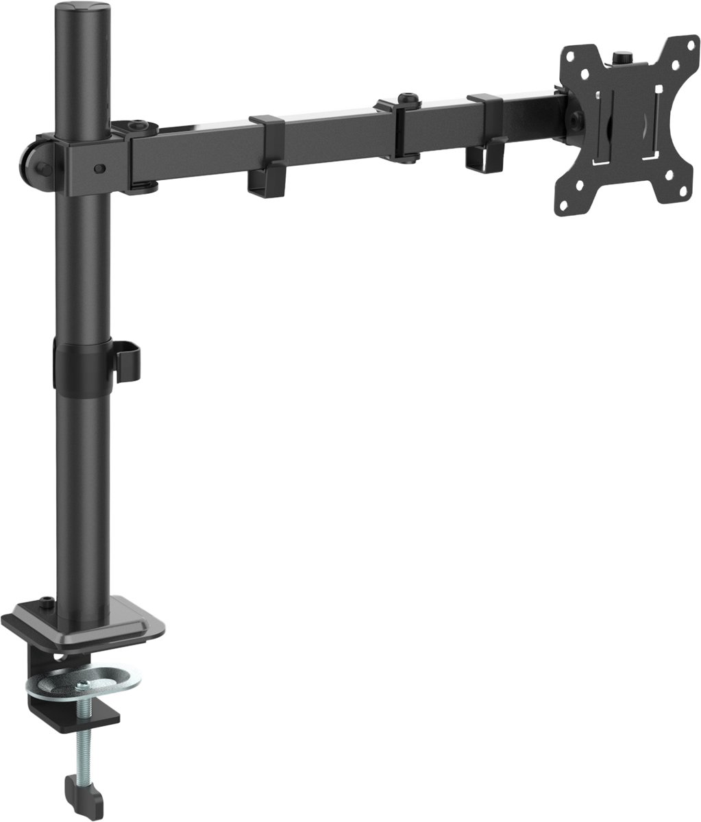 Cabletech Monitorhouder - 17"-32" - Volledig Verstelbaar - Zwart - Ergonomisch