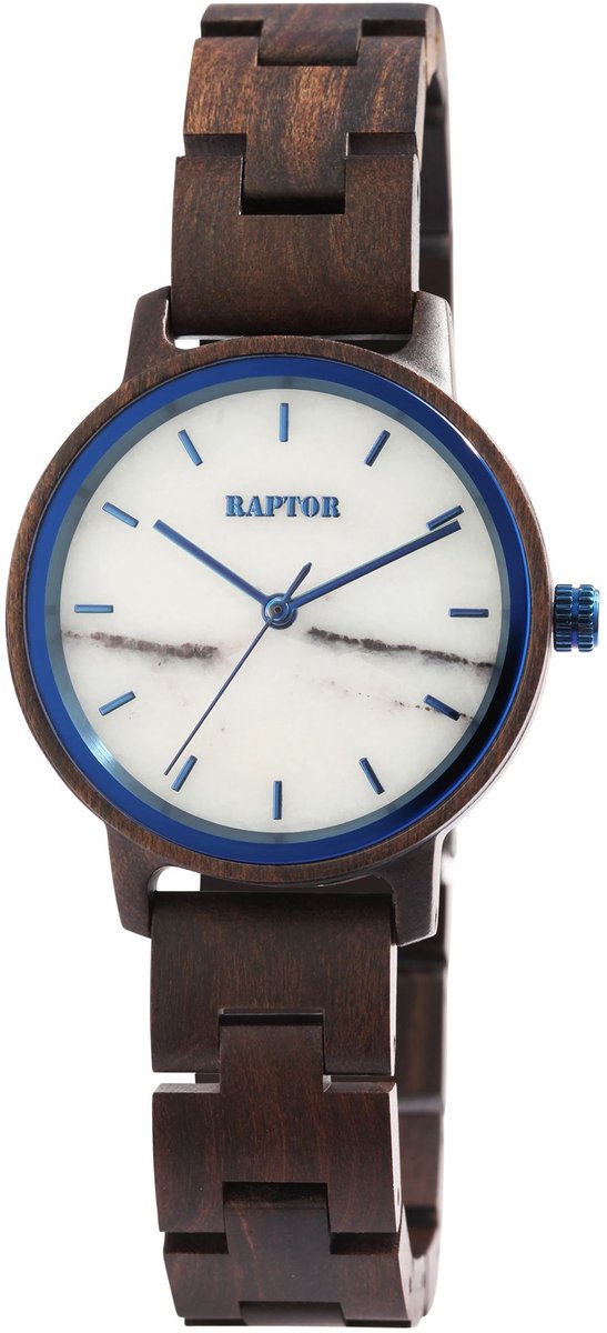 Raptor Dameshorloge van Padoukhout Shirine Raptor dameshorloge "Shirine" van hout