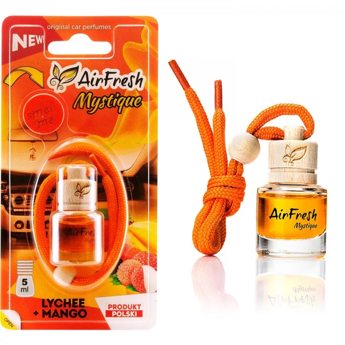 Air fresh mystique lychee/mango - lychee/mango autoparfum - air fresh mystique - lychee/mango - autoparfum - auto parfum