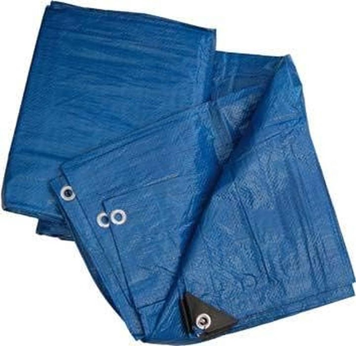Waterdicht Afdekzeil Blauw met Oogjes - Zwaar 90 g/m² - Ideaal als Tarp en Beschermhoes (3 x 4 meter)