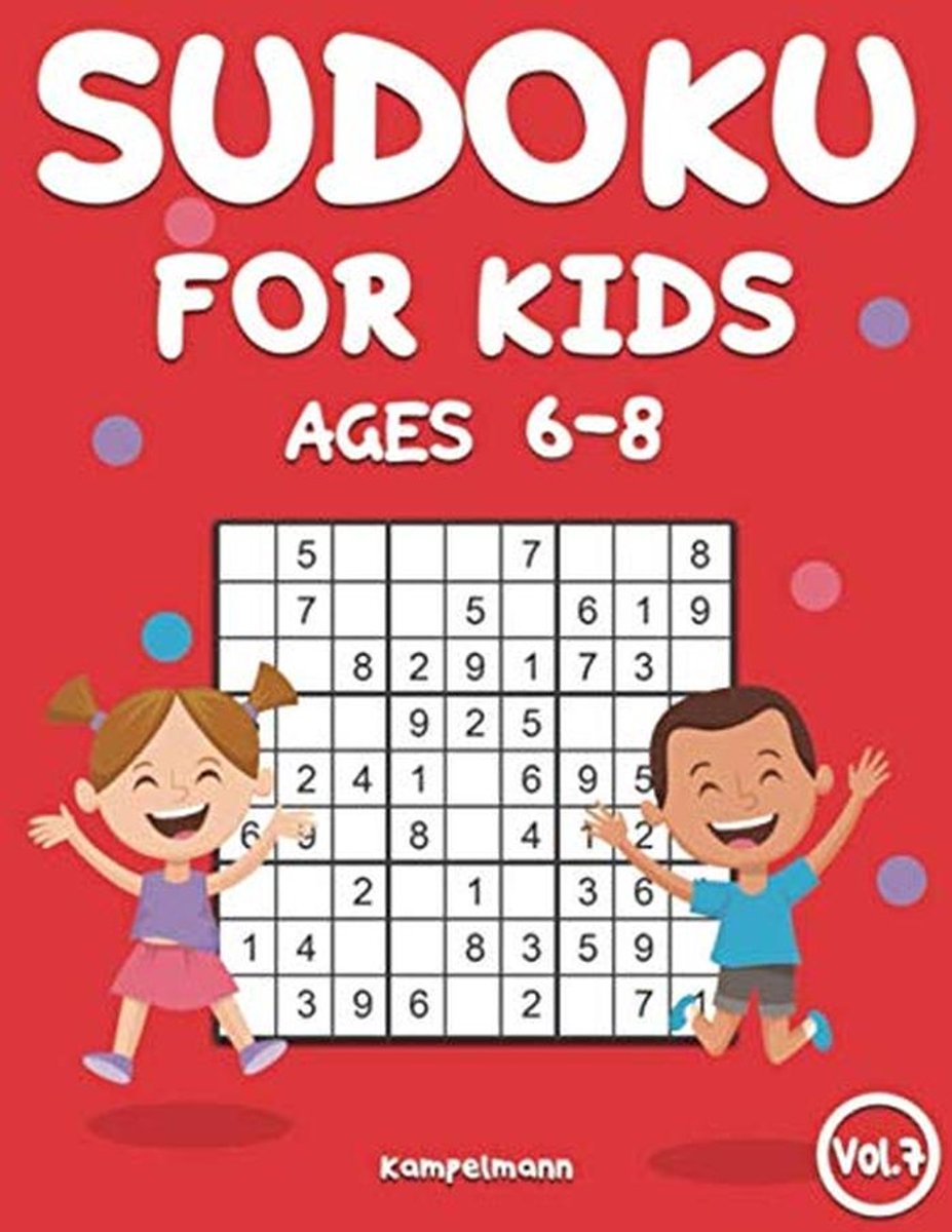 200 Sudoku Puzzels voor Jonge Kinderen 6-8 Jaar - Groot Lettertype en Inclusief Oplossingen