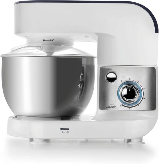 Keukenmixer met Kom en 6 Snelheden voor Menger en Kneedmachine van Merkloos — afbeelding 2