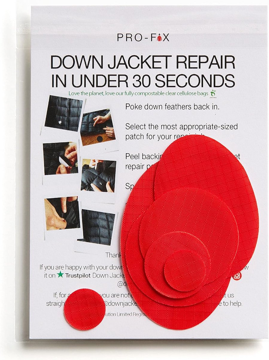 Zelfklevende Nylon Reparatiestickers voor Donsjacks en Slaapzakken - Waterdicht en Scheurbestendig