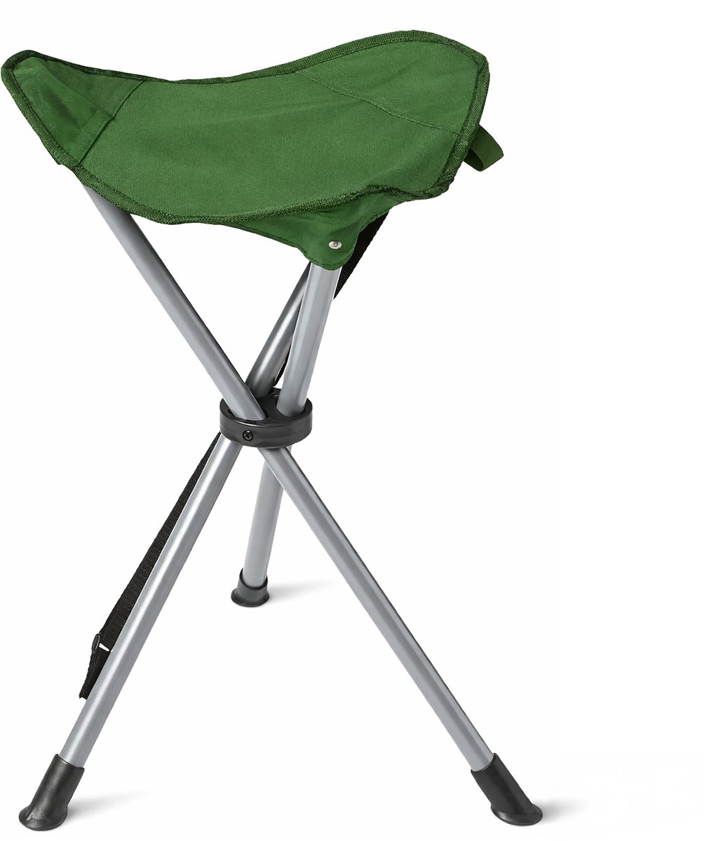 Travelhawk Opvouwbare Kruk - Kruk - Krukje - Campingstoel - Inklapbaar - Visstoel - Voetensteun - Groen