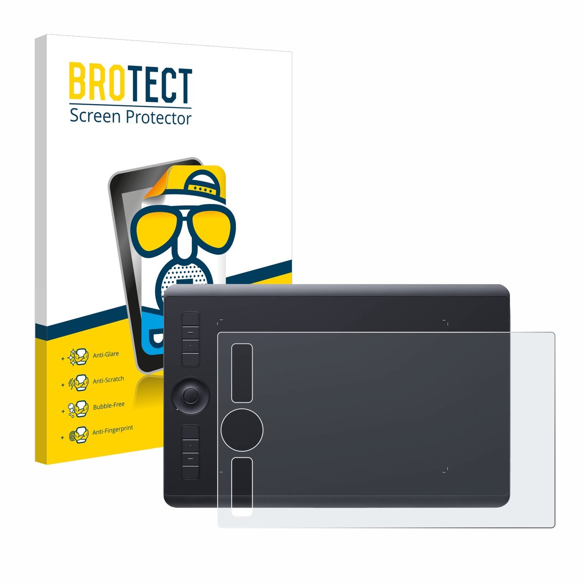 BROTECT - Screenprotector voor Wacom Intuos Pro M (2017) - Folie Beschermfolie matte