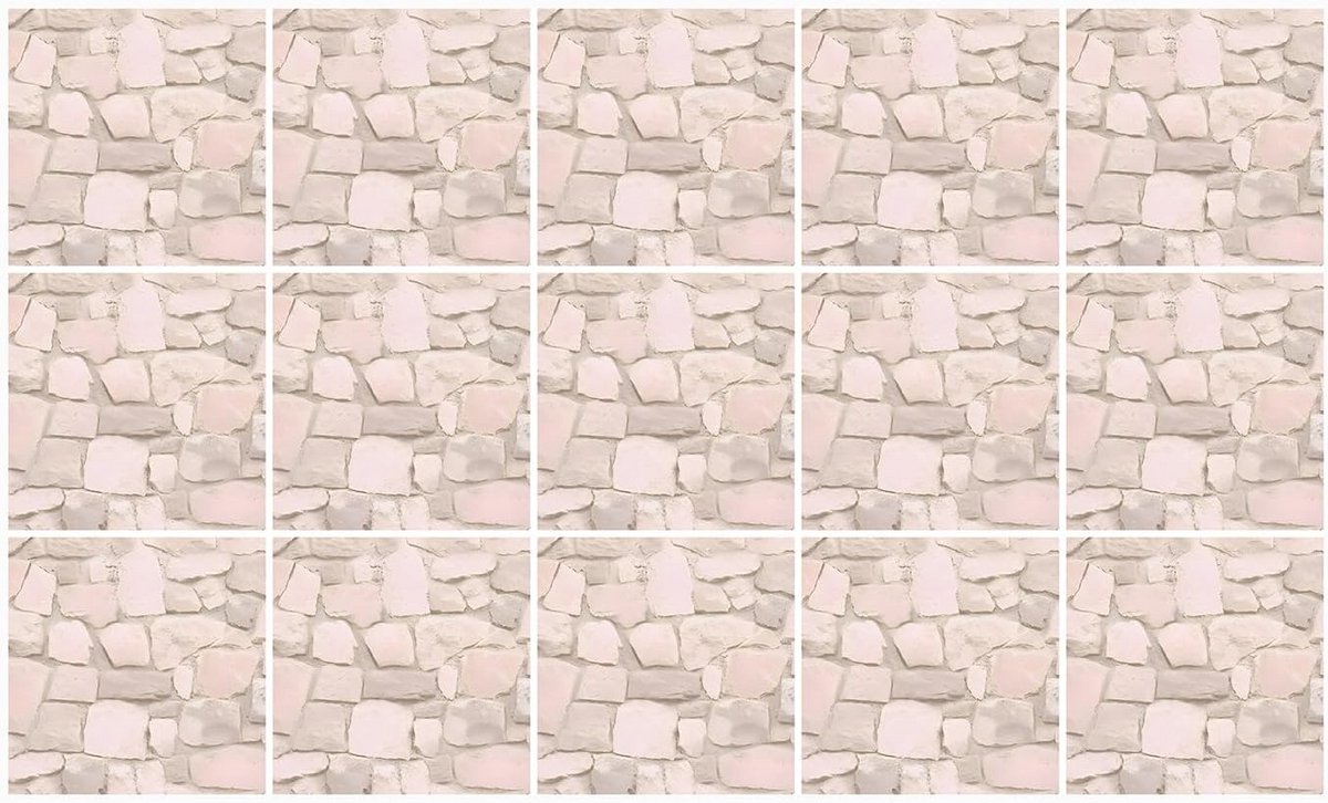 Zelfklevende Mozaïek Tegelstickers Roze 15x15 cm - 15 Stuks voor Keuken en Badkamer