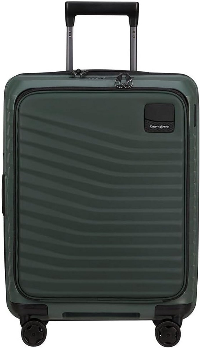 Uitbreidbare Spinner Reiskoffer Handbagage 55 cm Groen