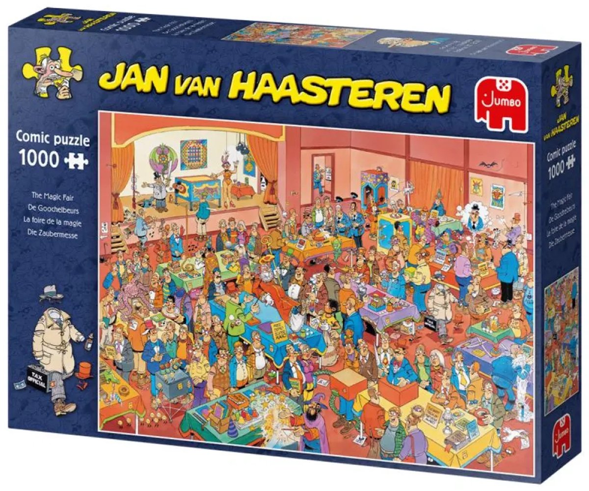 Jan van Haasteren - De Goochelbeurs - 1000 stukjes puzzel — afbeelding 2