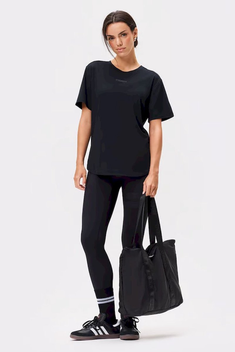 STRONGER - relaxed t-shirt - Training t-shirt korte mouw dames - Zwart