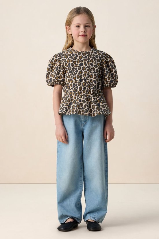 Lichtblauwe High Waist Barrel Jeans