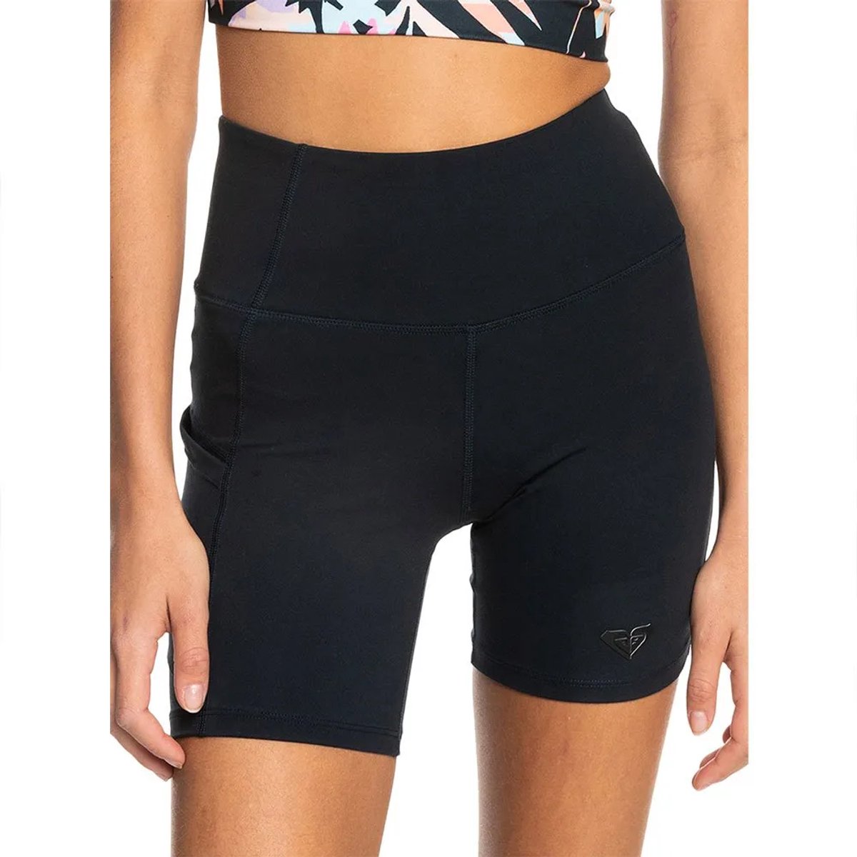 Roxy Heart Korte Leggings XS Vrouw Antraciet