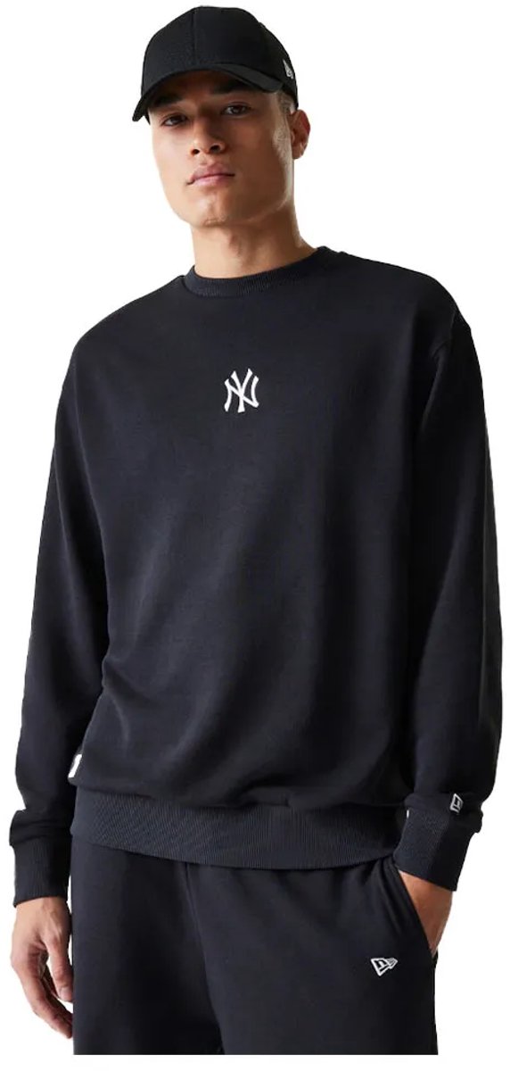 New Era Mlb Le Midi New York Yankees Sweatshirt Man Vrouw Zwart