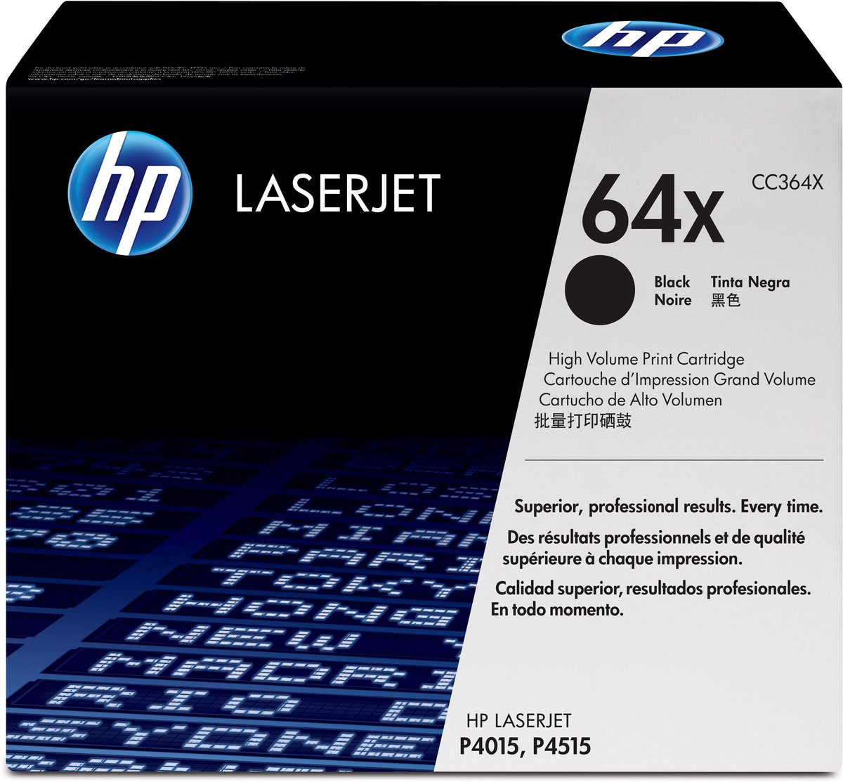 HP - CC364X - 64X  - Toner zwart